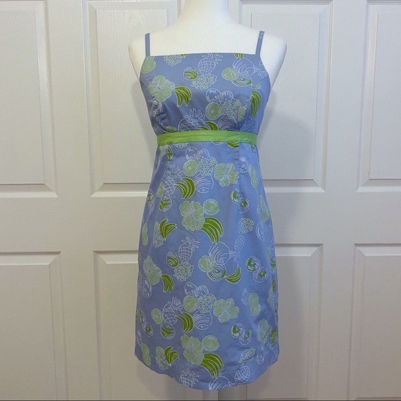 Lilly Pulitzer Dresses & Skirts - Lilly Pulitzer White Label Blue Testa Dress